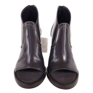 Brunello Cucinelli Open Toe Monili Ankle Bootie 37 US 7 New Defect Brown